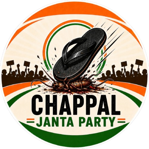 CJP — Chappal Janta Party logo